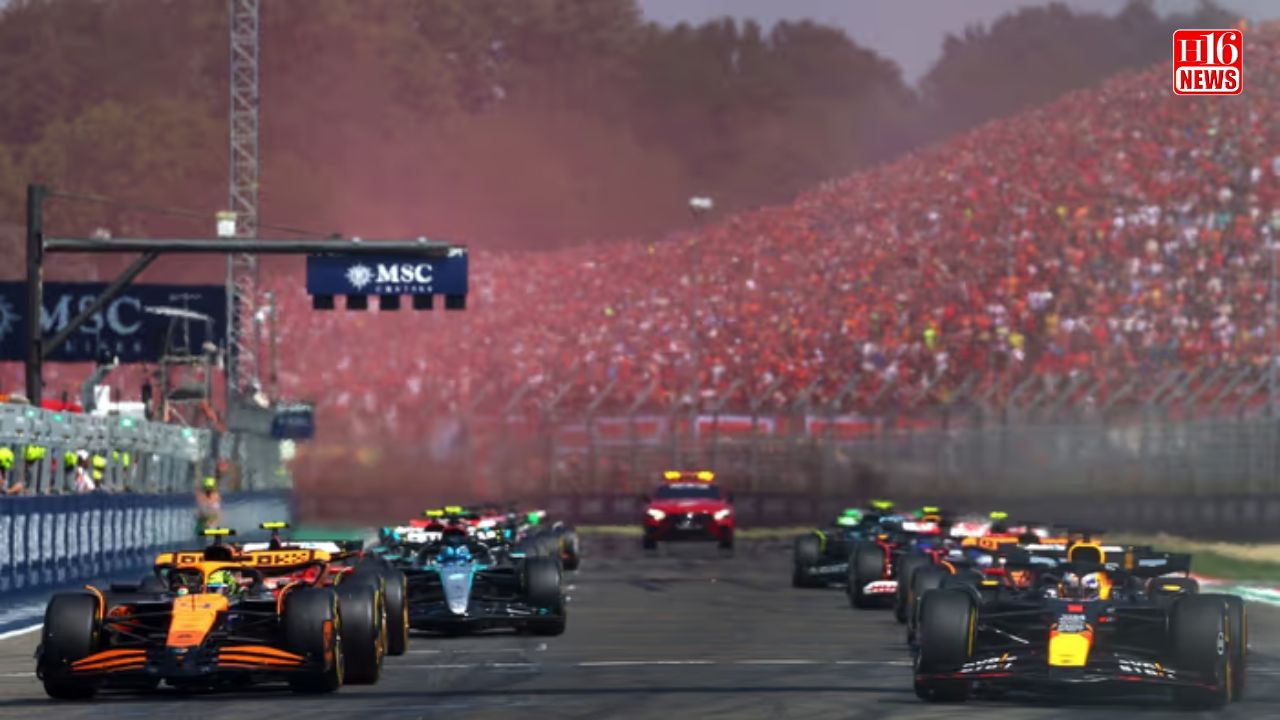F1 Imola GP: Driver and team stands
